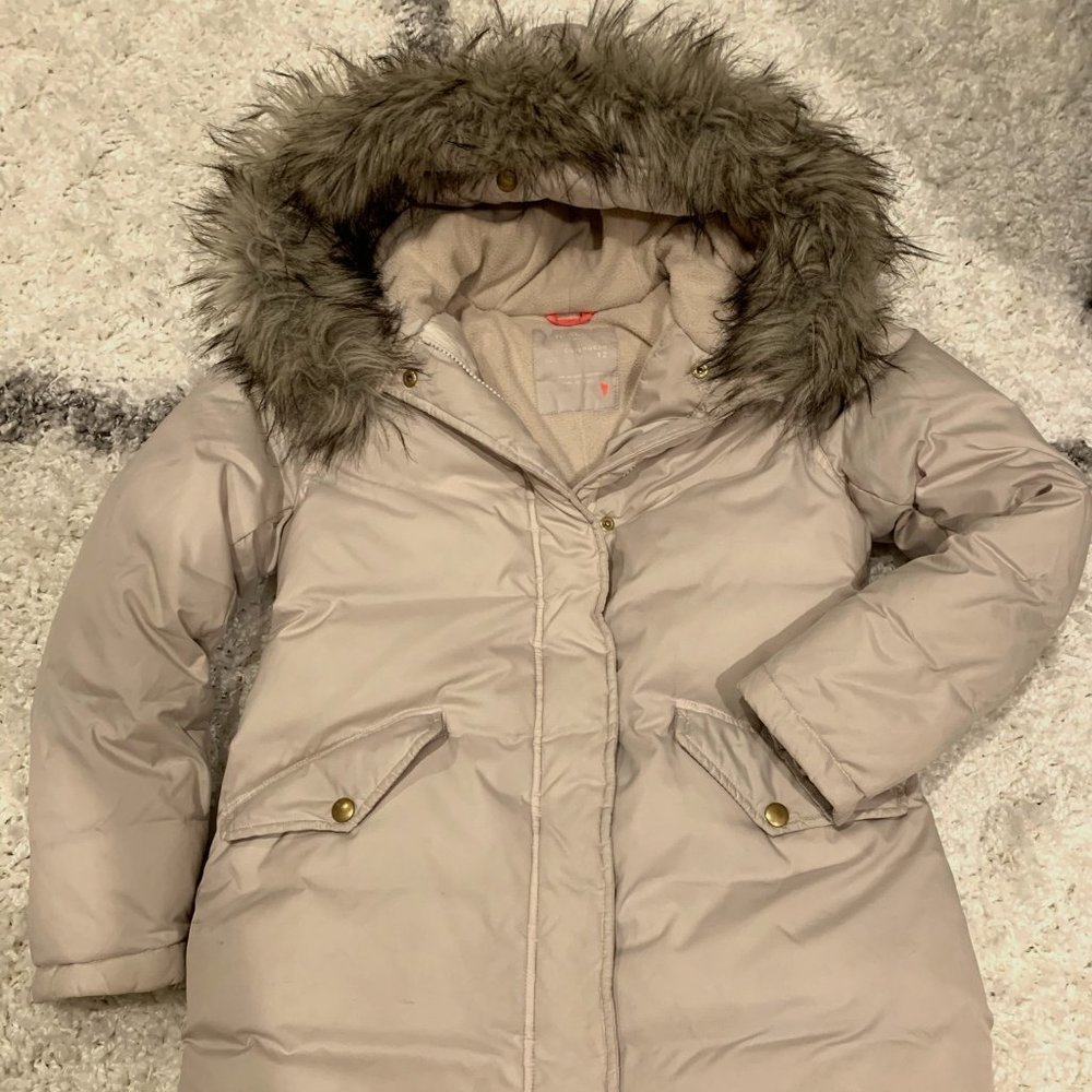 J Crew Crewcuts Girls Fishtail Parka. Kids sz 12